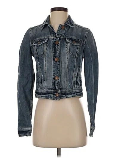 Pre-owned American Eagle Outfitters Denim Jacket In Blue