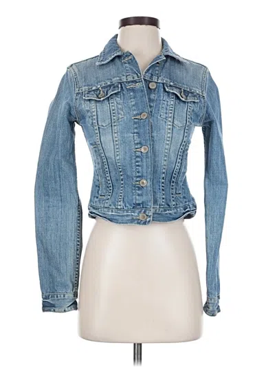 Pre-owned American Eagle Outfitters Denim Jacket In Blue