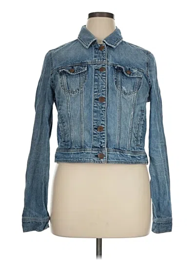 Pre-owned American Eagle Outfitters Denim Jacket In Blue