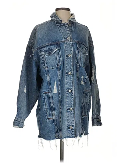 Pre-owned American Eagle Outfitters Denim Jacket In Blue