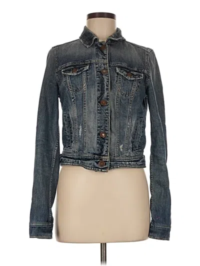 Pre-owned American Eagle Outfitters Denim Jacket In Blue