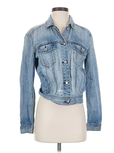 Pre-owned American Eagle Outfitters Denim Jacket In Blue