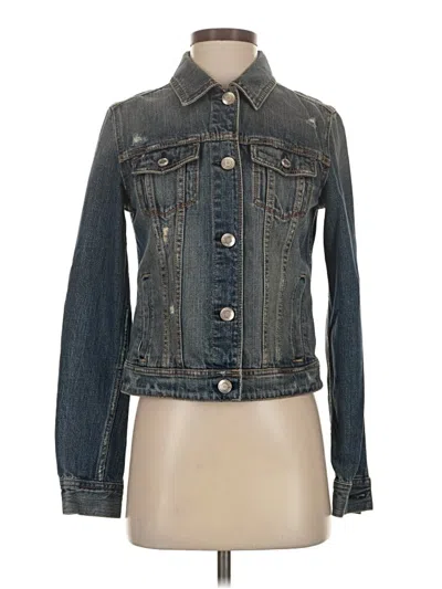 Pre-owned American Eagle Outfitters Denim Jacket In Blue