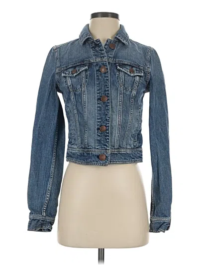 Pre-owned American Eagle Outfitters Denim Jacket In Blue