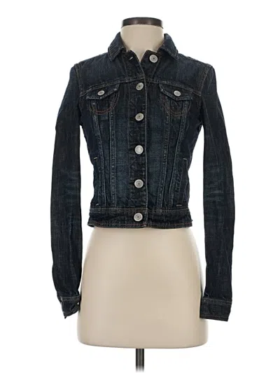 Pre-owned American Eagle Outfitters Denim Jacket In Blue