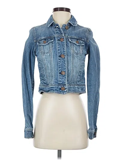 Pre-owned American Eagle Outfitters Denim Jacket In Blue
