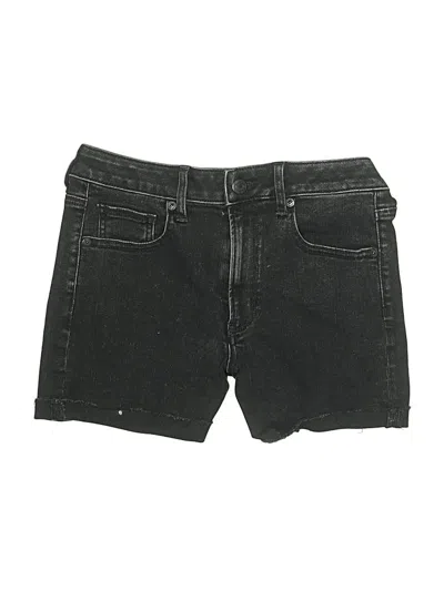Pre-owned American Eagle Outfitters Denim Shorts In Black
