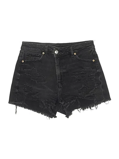 Pre-owned American Eagle Outfitters Denim Shorts In Black