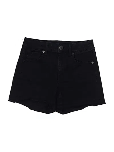 Pre-owned American Eagle Outfitters Denim Shorts In Black