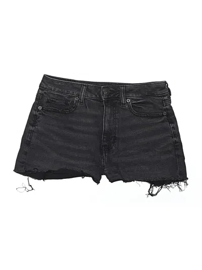 Pre-owned American Eagle Outfitters Denim Shorts In Black