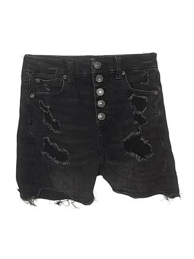 Pre-owned American Eagle Outfitters Denim Shorts In Black