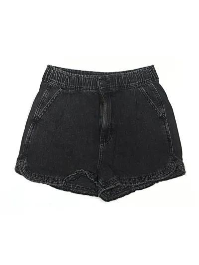 Pre-owned American Eagle Outfitters Denim Shorts In Black