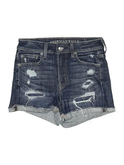 Pre-owned American Eagle Outfitters Denim Shorts In Blue