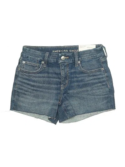Pre-owned American Eagle Outfitters Denim Shorts In Blue