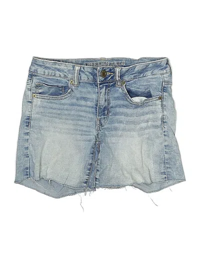 Pre-owned American Eagle Outfitters Denim Shorts In Blue