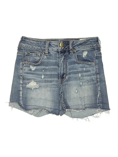 Pre-owned American Eagle Outfitters Denim Shorts In Blue