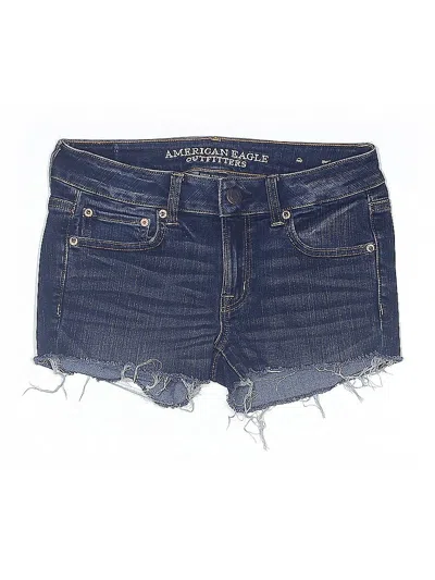 Pre-owned American Eagle Outfitters Denim Shorts In Blue