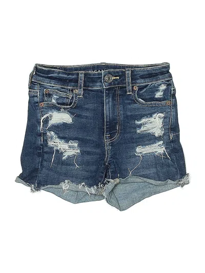 Pre-owned American Eagle Outfitters Denim Shorts In Blue