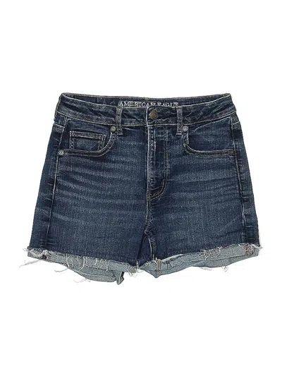 Pre-owned American Eagle Outfitters Denim Shorts In Blue
