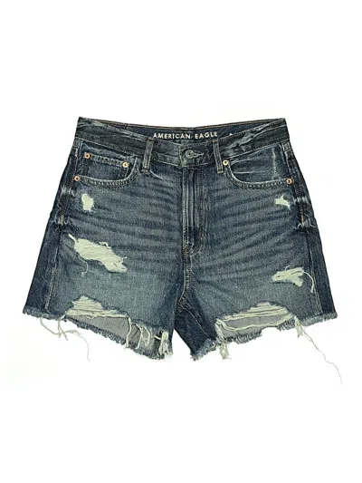 Pre-owned American Eagle Outfitters Denim Shorts In Blue