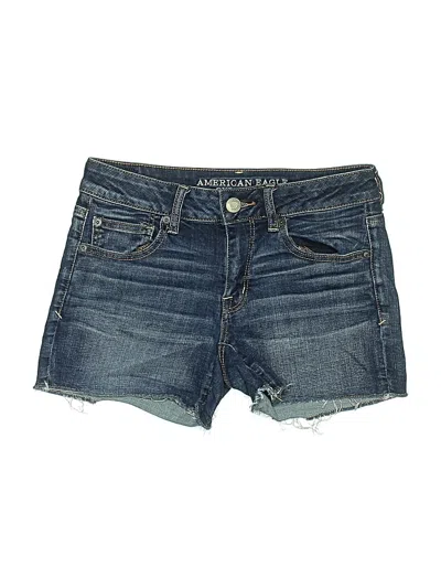 Pre-owned American Eagle Outfitters Denim Shorts In Blue