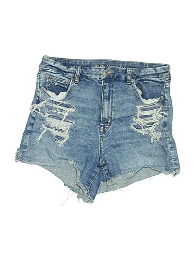Pre-owned American Eagle Outfitters Denim Shorts In Blue