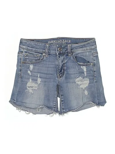Pre-owned American Eagle Outfitters Denim Shorts In Blue