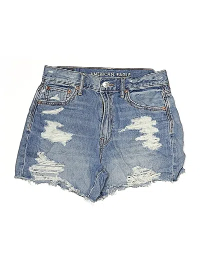 Pre-owned American Eagle Outfitters Denim Shorts In Blue