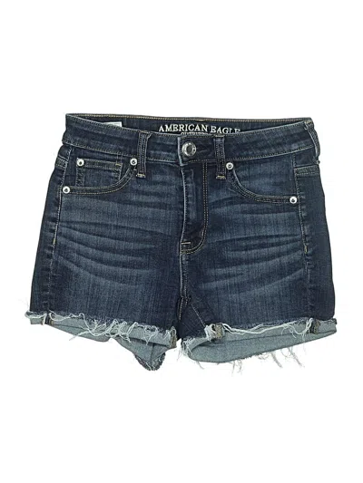 Pre-owned American Eagle Outfitters Denim Shorts In Blue