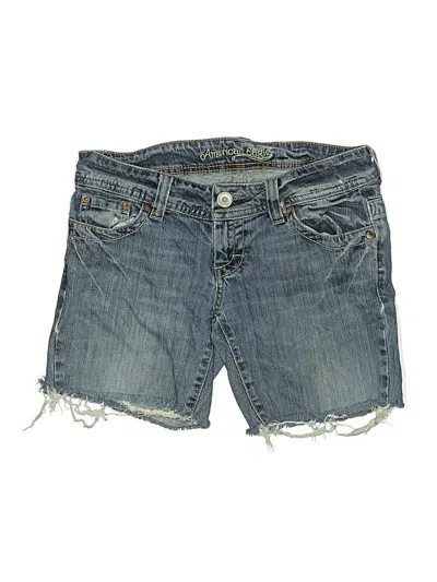 Pre-owned American Eagle Outfitters Denim Shorts In Blue