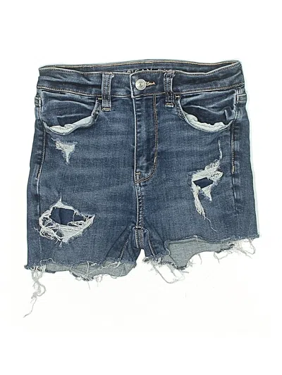 Pre-owned American Eagle Outfitters Denim Shorts In Blue