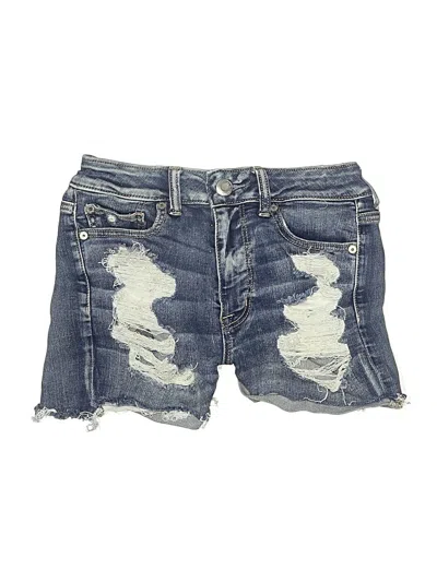 Pre-owned American Eagle Outfitters Denim Shorts In Blue
