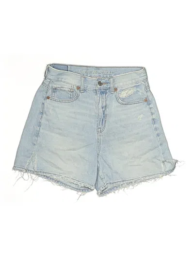 Pre-owned American Eagle Outfitters Denim Shorts In Blue