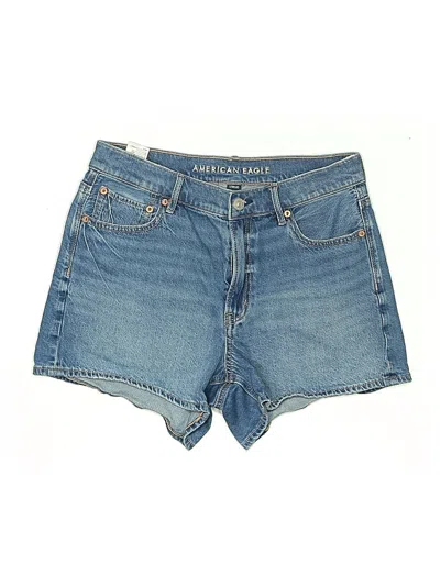 Pre-owned American Eagle Outfitters Denim Shorts In Blue