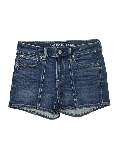 Pre-owned American Eagle Outfitters Denim Shorts In Blue