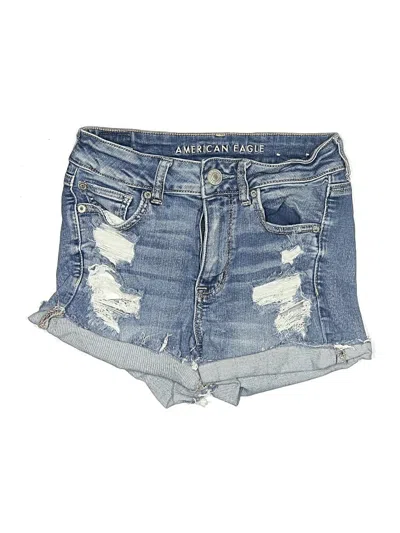 Pre-owned American Eagle Outfitters Denim Shorts In Blue