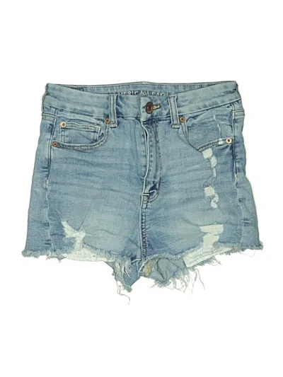 Pre-owned American Eagle Outfitters Denim Shorts In Blue