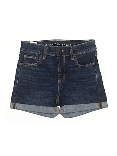 Pre-owned American Eagle Outfitters Denim Shorts In Blue