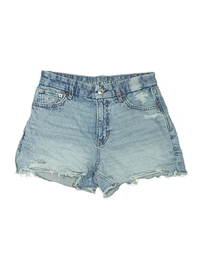 Pre-owned American Eagle Outfitters Denim Shorts In Blue