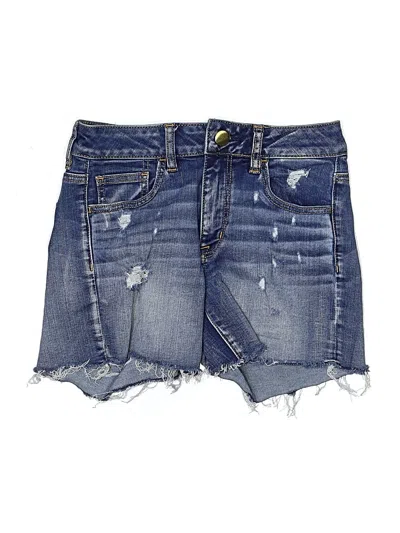 Pre-owned American Eagle Outfitters Denim Shorts In Blue