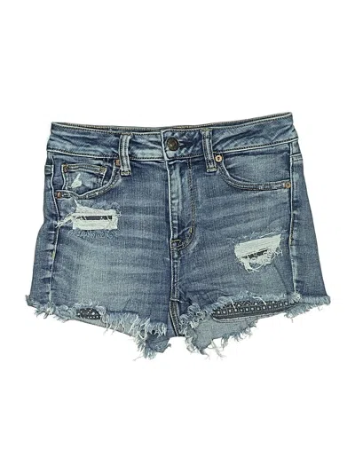Pre-owned American Eagle Outfitters Denim Shorts In Blue