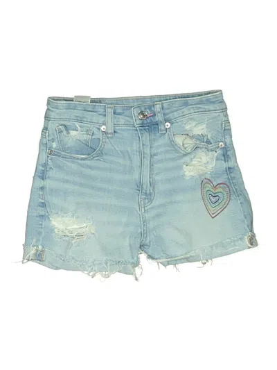 Pre-owned American Eagle Outfitters Denim Shorts In Blue