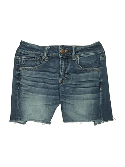 Pre-owned American Eagle Outfitters Denim Shorts In Blue