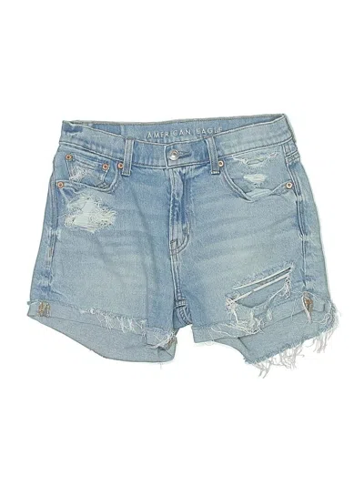 Pre-owned American Eagle Outfitters Denim Shorts In Blue