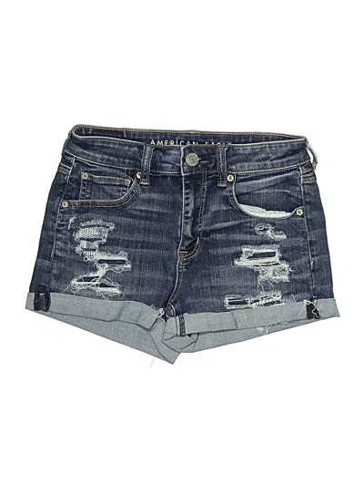 Pre-owned American Eagle Outfitters Denim Shorts In Blue
