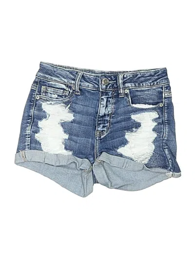Pre-owned American Eagle Outfitters Denim Shorts In Blue