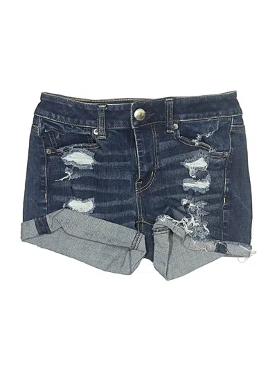 Pre-owned American Eagle Outfitters Denim Shorts In Blue