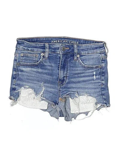 Pre-owned American Eagle Outfitters Denim Shorts In Blue