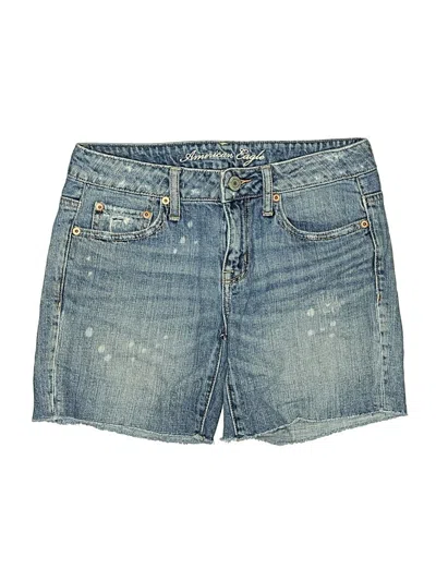 Pre-owned American Eagle Outfitters Denim Shorts In Blue