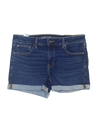Pre-owned American Eagle Outfitters Denim Shorts In Blue